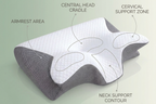 Vertana Cervical Support Butterfly Pillow